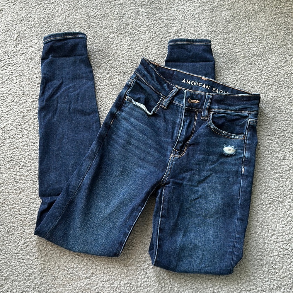 00 regular American eagle next level stretch hi-rise jegging
